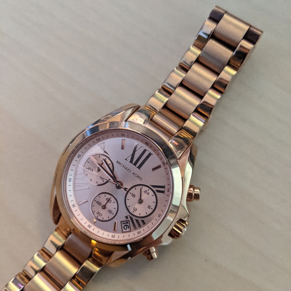 Michael Kors rose gold watch